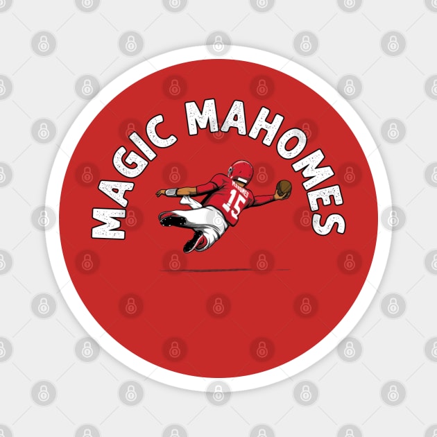 Patrick Mahomes Magic Mahomes Magnet by Chunta_Design